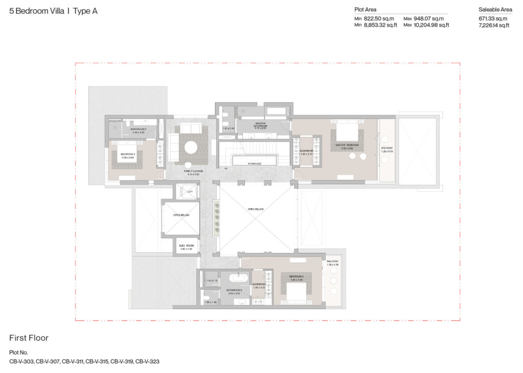 Sobha Coral Beach Villas Floor Plan